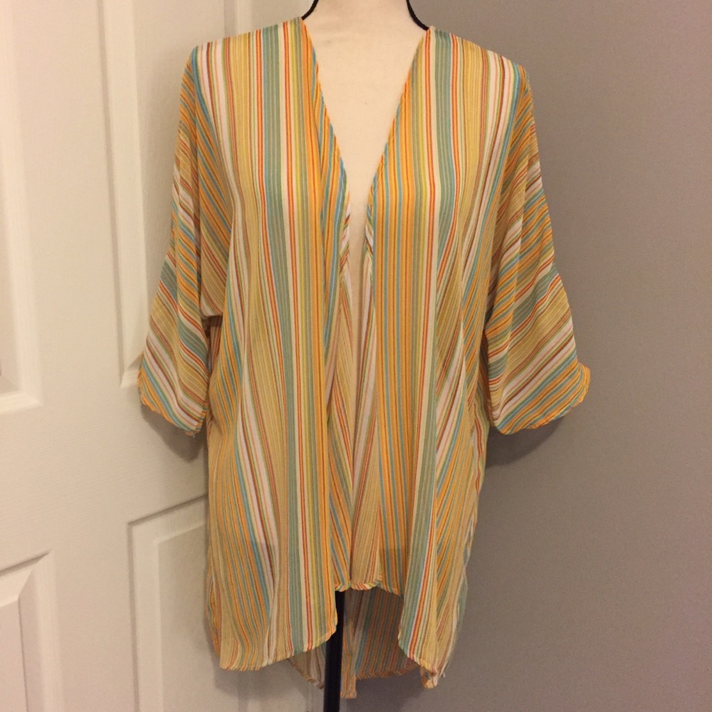 LULAROE Lindsay Sheer Chiffon Kimono - RARE!